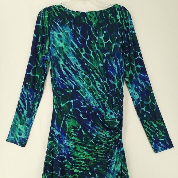 Soft Surroundings Ruched 3/4 Sleeve Darcy Dress - Picture 3 of 9